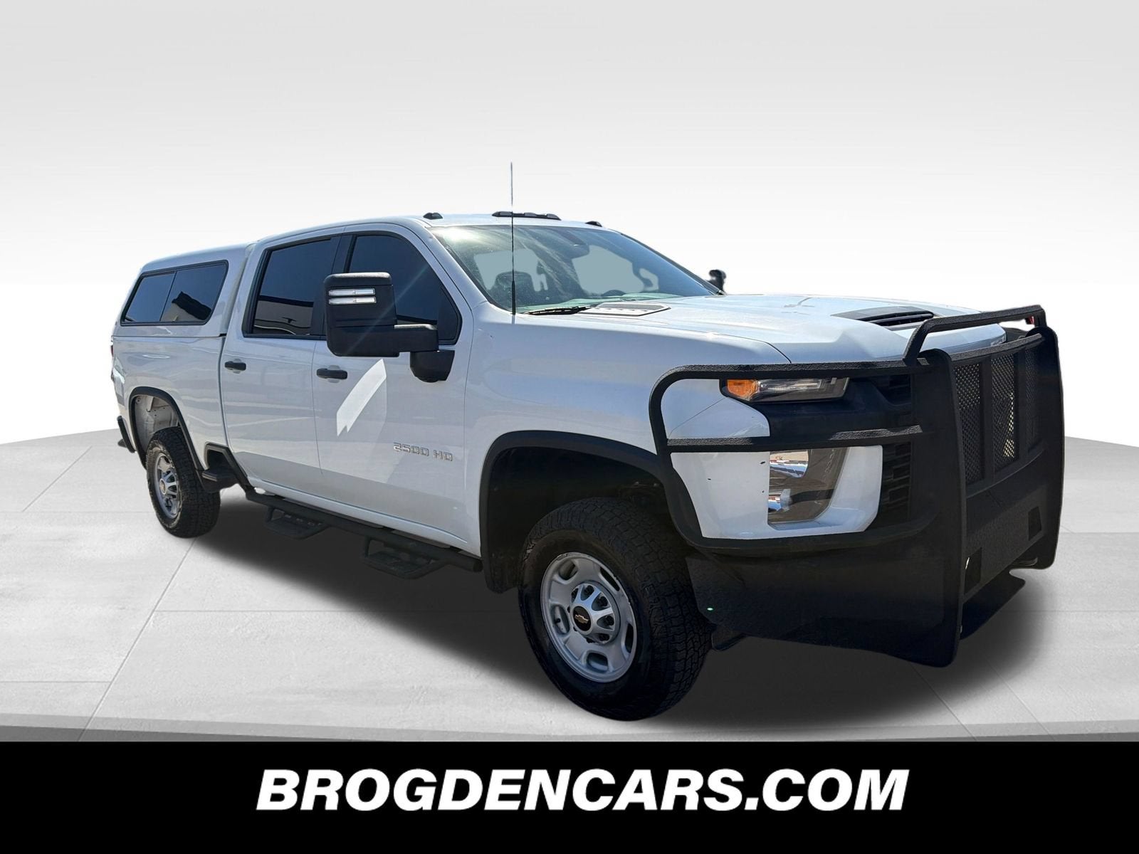 2020 Chevrolet Silverado 2500 HD Work Truck in Summit White — front three-quarter view