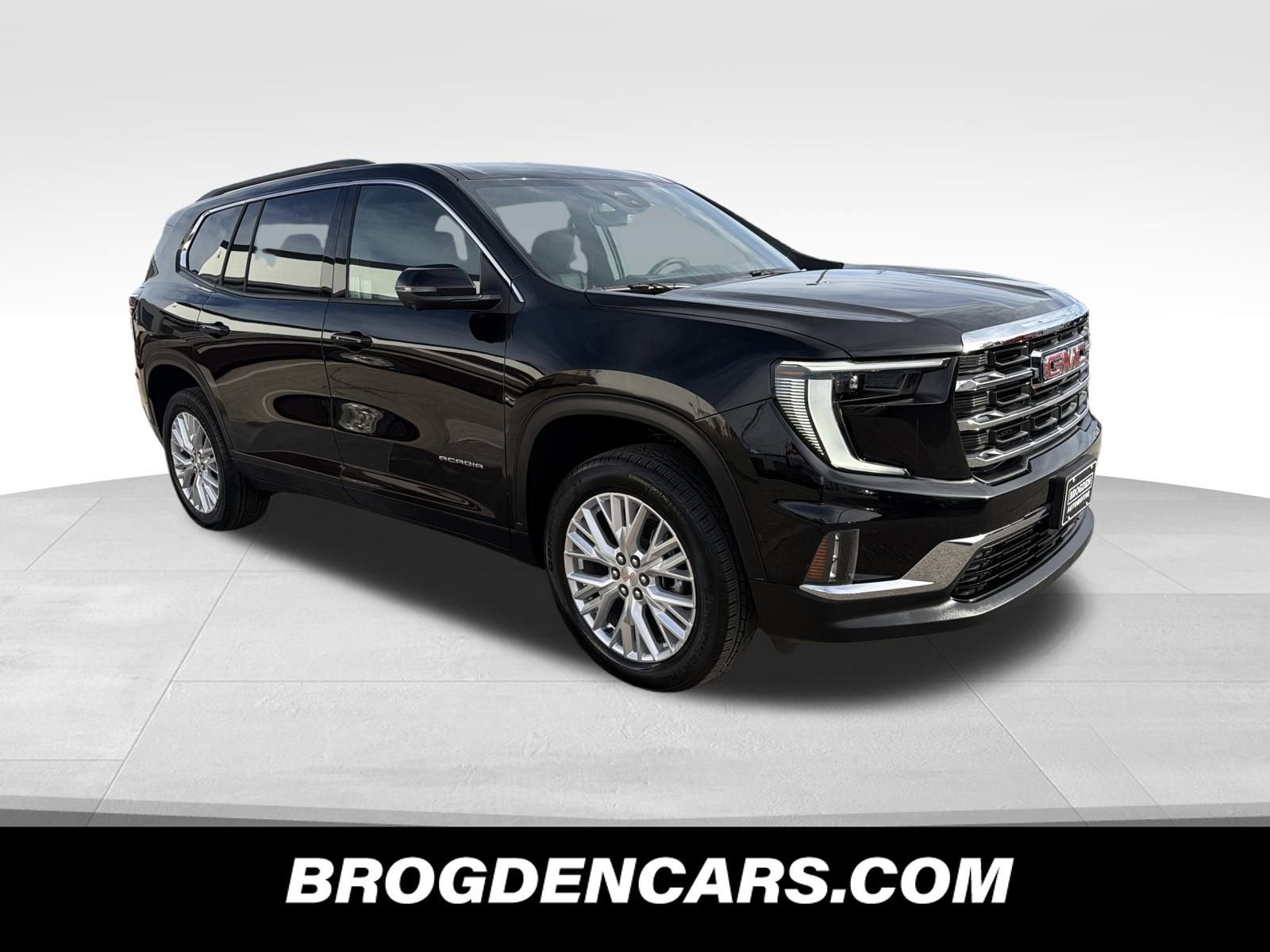 2026 GMC Acadia Elevation in Ebony Twilight Metallic — front three-quarter view