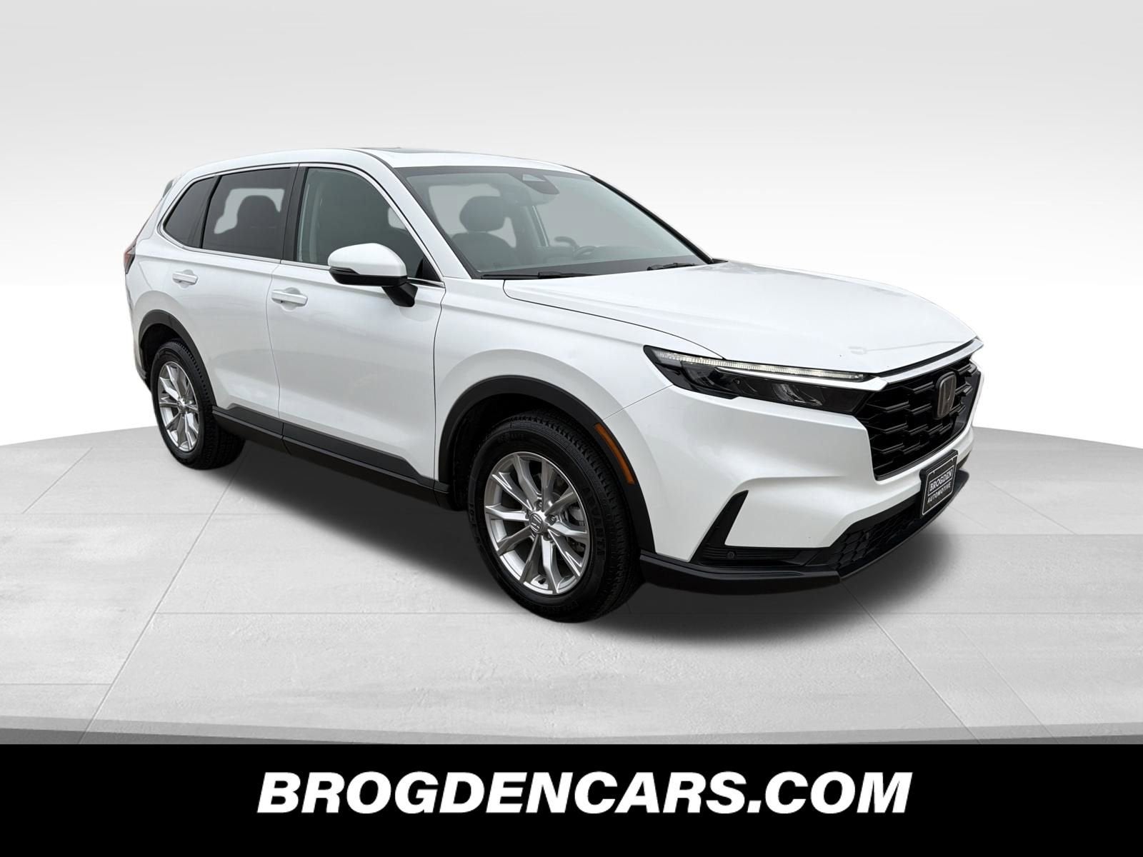 2023 Honda CR-V EX-L in White — front three-quarter view