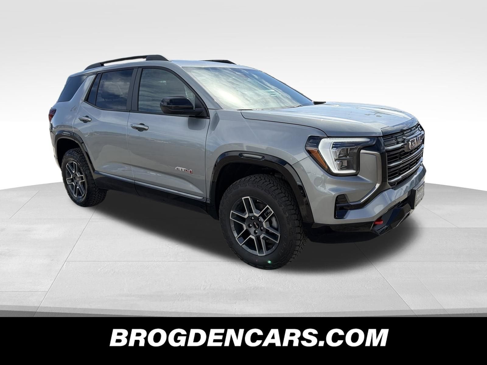 2026 GMC Terrain AT4 in Sterling Metallic — front three-quarter view